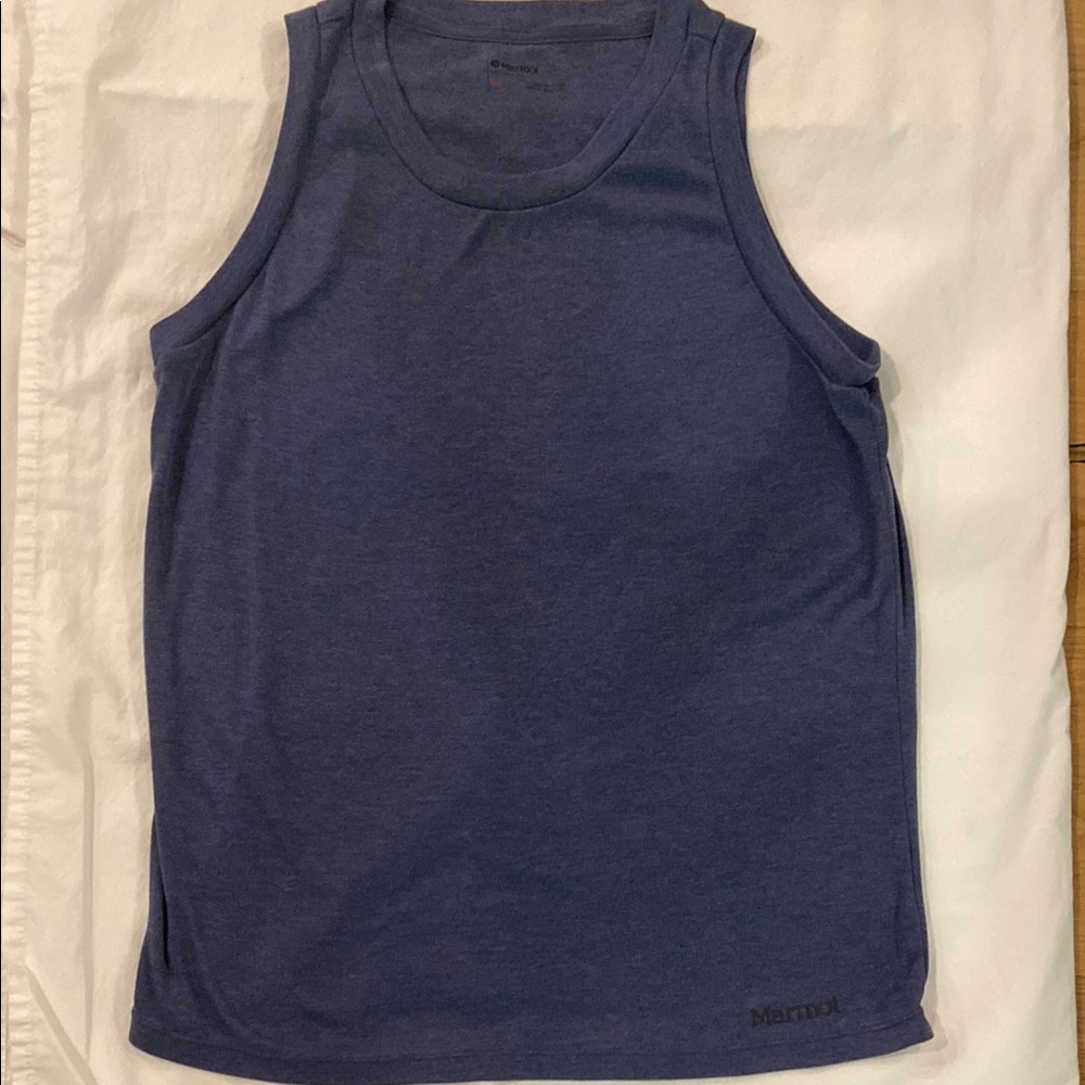 Marmot Navy Sleeveless Tank Top